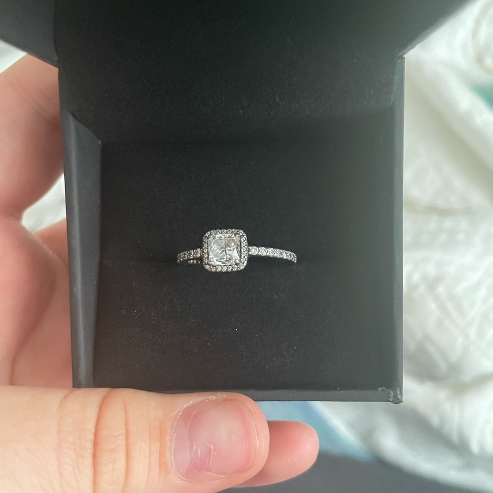 Pandora cushion cut ring